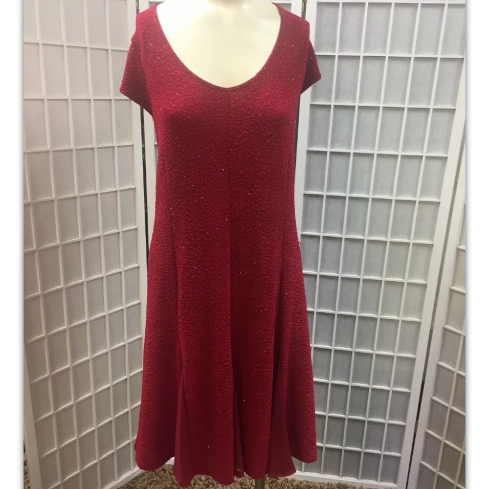 Avenue, dress, red, cocktail, new, size 18-20.: